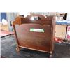Vintage Wooden Magazine Rack
