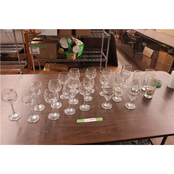 Large Lot of Olympic Cups Glasses