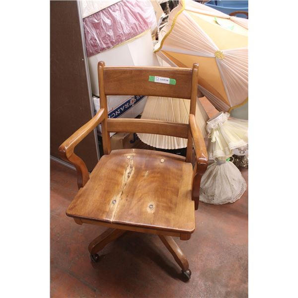 Wooden Office Chair
