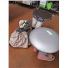 Image 6 : 2 "Foot" Stools and vintage plush mouse