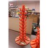 Image 2 : 2 Orange Standing Hanging Organizers