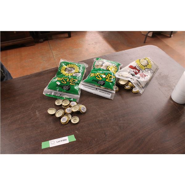 NOS Extra Old Stock Bottle Caps (3 Bags)