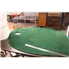 Image 2 : Grass Mat for Playing Golf and Green Curtains (Mat 10 ft Long)