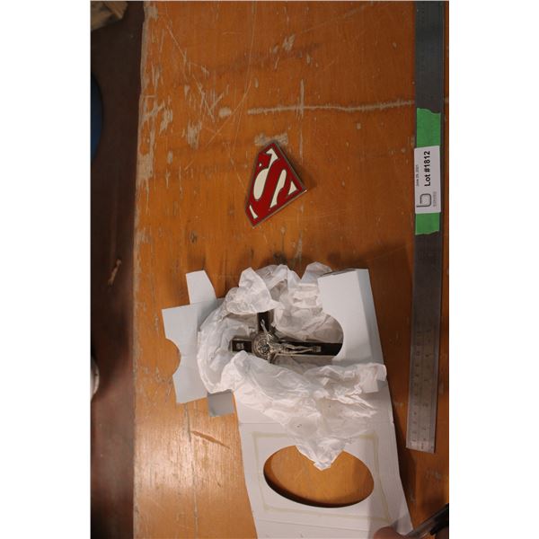 Religious Cross, Super Man Belt Buckle