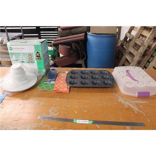 4 Tier Dessert Tower Cup Cake Pan