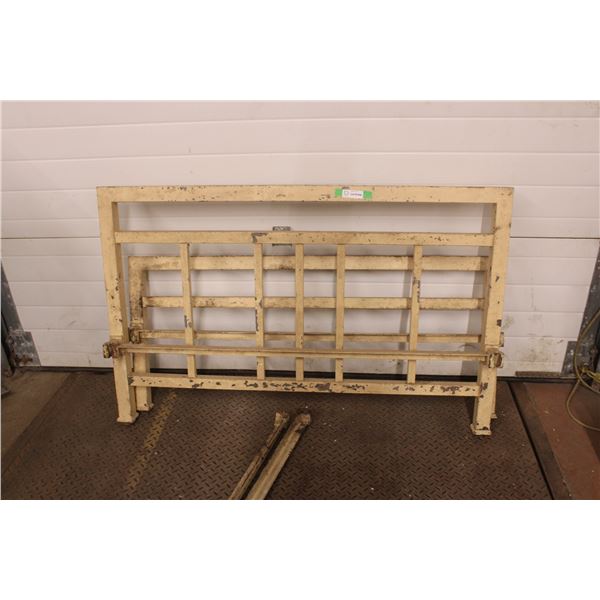 Vintage Iron Bed Frame 54" Wide