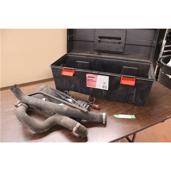 Plastic Tool Box with Misc