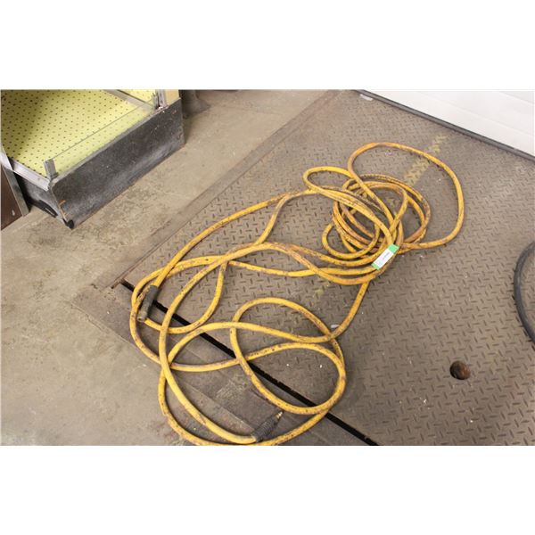 Yellow Air Hose with Ends