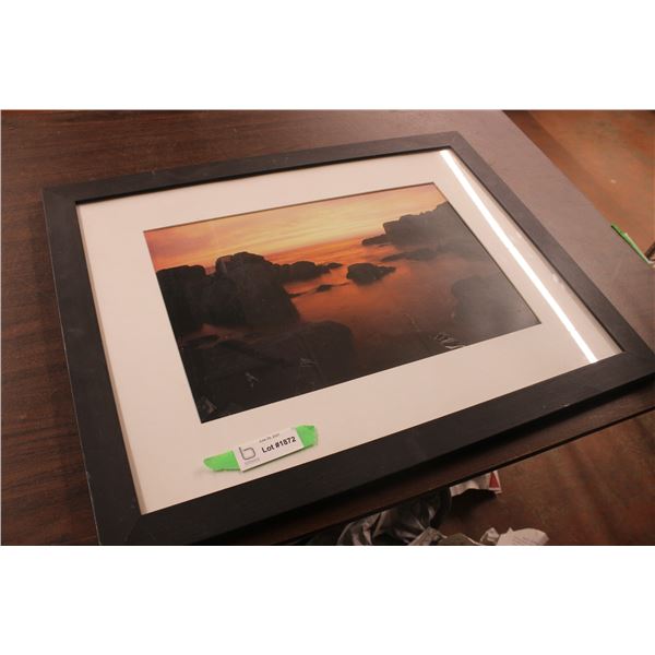 Sunset Picture in Frame