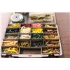 Image 2 : Fishing Line Reel Tackle Box with Contents