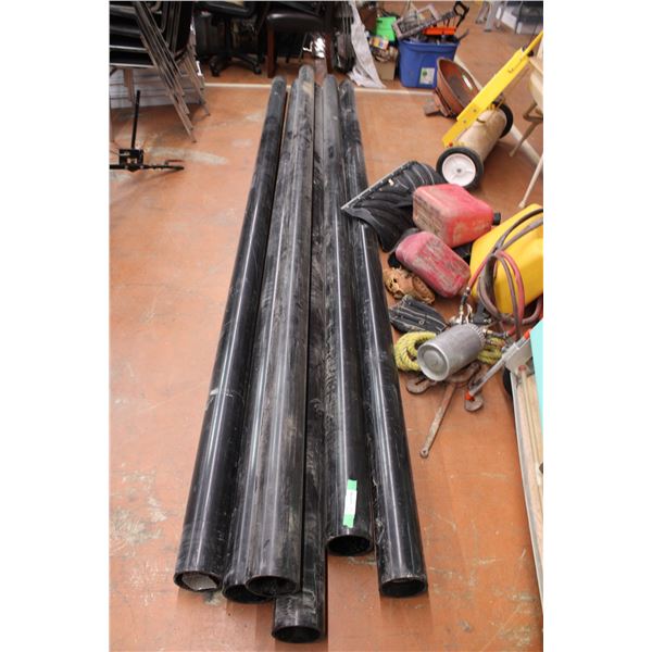 (2X THE MONEY) 4" ABS  Pipe (6" Total) 12ft Long