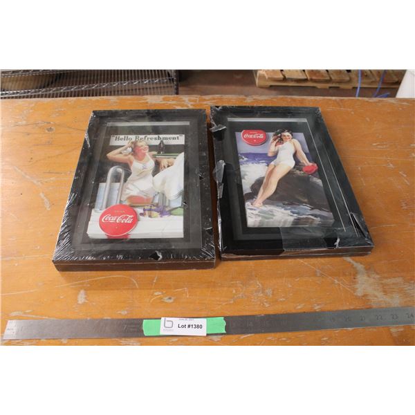 (2X THE MONEY) Coca Cola Pictures 15" x 10"
