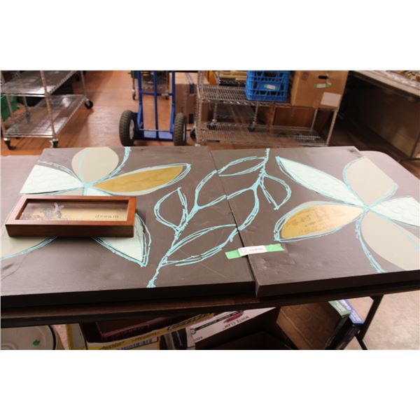 3 Pictures 2 are Painted 24" x 27"