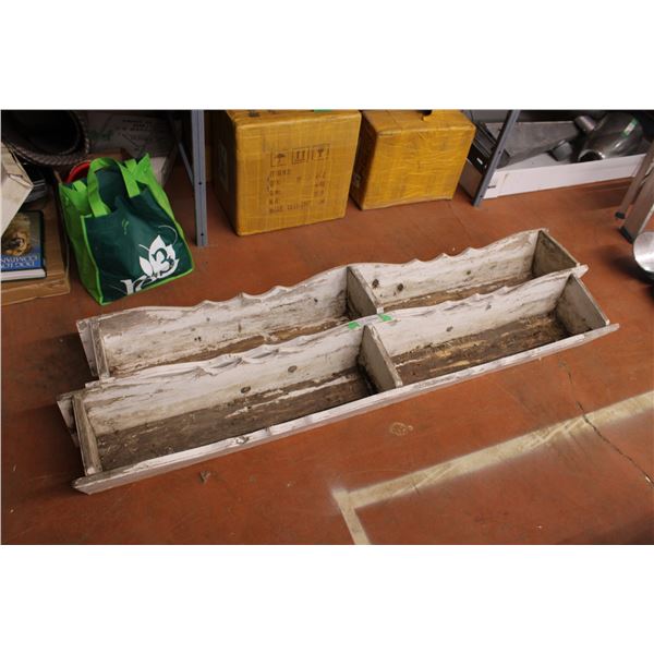 2 Window Planters 58" Long