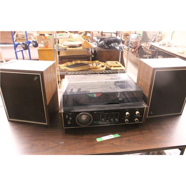 JVC Stereo System with Speakers (Record Player)