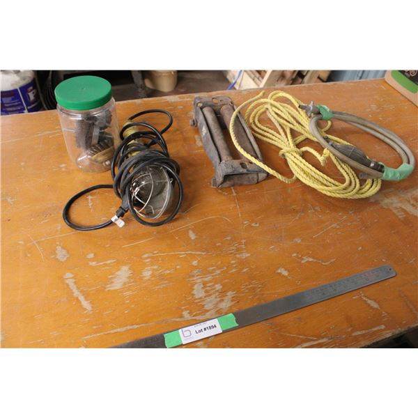 Winch Rollers Trouble Light Rope Misc