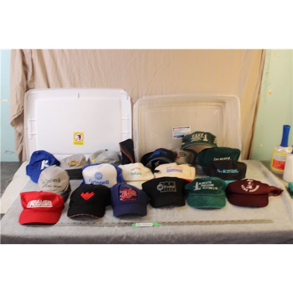 Various vintage hats