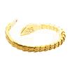 Image 2 : 18KT Yellow Gold David Webb Snake Flexable Bangle Bracelet