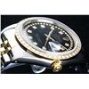 Image 8 : Rolex Mens 2 Tone Black String VS Diamond Oyster Perpetaul Datejust 36MM