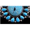 Image 5 : Navajo Lenora Begay Silver & Turquoise Bracelet