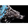 Image 7 : Navajo Lenora Begay Silver & Turquoise Bracelet