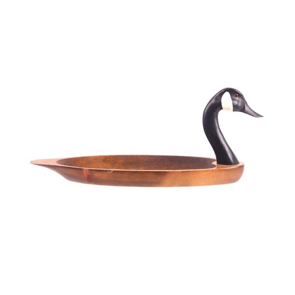 Big Sky Carving Wooden Canada Goose Serving Tray