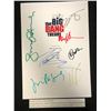 Image 1 : THE BIG BANG THEORY MULTI SIGNED SCRIPT COVER w/ JOHNNY GALECKI, JIM PARSONS, KALEY CUOCO, SIMON ELB