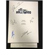 Image 1 : ONCE UPON IN ATIME IN HOLLYWOOD MULTI SIGNED SCRIPT COVER w/ MARGOT ROBBIE, BRAD PITT, LEONARDO DiCA