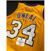 Image 2 : SHAQUILLE O'NEAL SIGNED LAKERS JERSEY (GLOBAL AUTHENTIC COA)