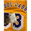 Image 2 : KAREEM ABDUL-JABBAR SIGNED LAKERS JERSEY (GLOBAL AUTHENTICS COA)