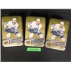 Image 1 : 2020-21 UPPER DECK SERIES TWO HOCKEY TINS X3 (OPEN BOXES - LOTS OF STAR CARDS)