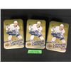Image 1 : 2020-21 UPPER DECK SERIES TWO HOCKEY TINS X3 (OPEN BOXES - LOTS OF STAR CARDS)
