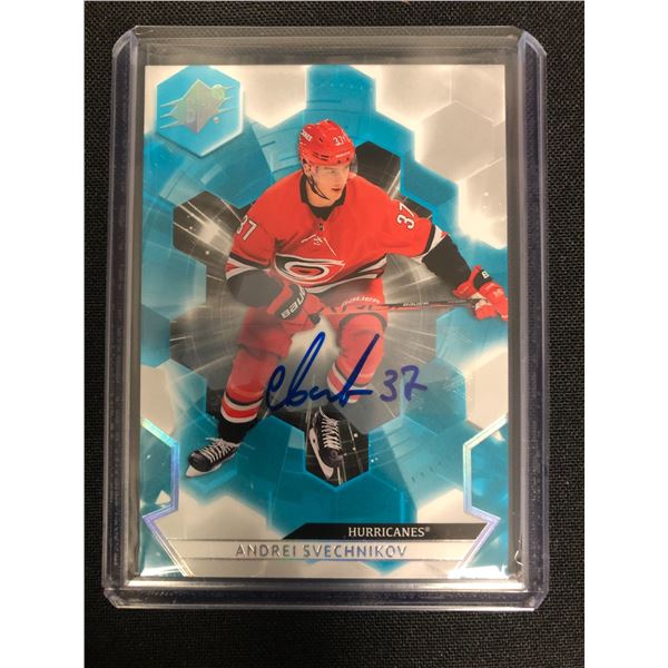 2020-21 UPPER DECK SPX #37 ANDREI SVECHNIKOV AUTO