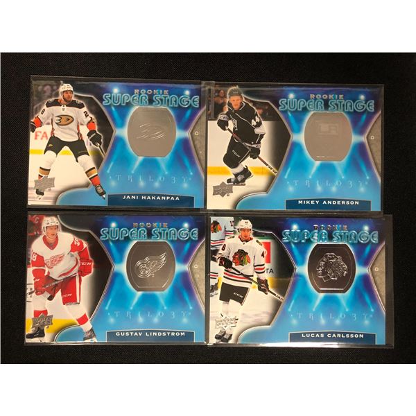 2020-21 UPPER DECK TRILOGY ROOKIE SUPER STAGE TRADING CARD LOT