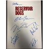 Image 1 : RESERVOIR DOGS CAST SIGNED SCRIPT COVER w/ STEVE BUSCEMI, TIM ROTH, HARVEY KEITEL... (REAL AUTHENTIC