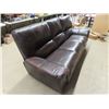 Image 2 : Leather Reclining Couch