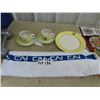 Image 1 : Railway Dishes & Towel