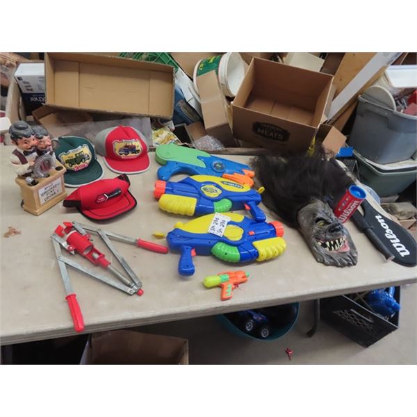 Wine Capper, Bar Utensils, Hats, Super Soakers, Badminton Rackets, Plus More