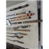 Image 2 : Approx 10 Vintage Fishing Rods