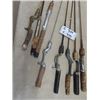 Image 2 : Approx 10 Vintage Fishing Rods