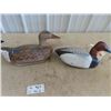 Image 2 : 2 Carved Wood Decoys, Both Bob Maloney 1978 & 1980