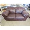 Image 1 : Leather Loveseat