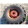 Image 2 : 14.9 / 13-24 Tractor Tire & Rim