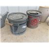 Image 3 : 2 Minnow Buckets - Oil Pail & Fall City Watering Can, Galvanized Pail