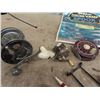 Image 2 : 3 Fishing Reels - Southbend 1122, Chief, True Temper 113D Plus Vintage Fishing LIne, Wood Floats, Fi
