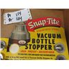 Image 2 : Snaptite Vacuum Bottle Stopper Store Display & Product