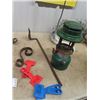 Image 5 : Coleman 335 Lantern, Buttons, Thimbles, & Wrought Iron Decor