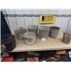 Image 1 : Galvanized Pails & Handled Alum Pails