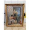 Image 1 : Framed Painting On Canvas 29" x 36" - Had Damage- Been Repaired
