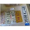 Image 1 : Approx 15 License Plates